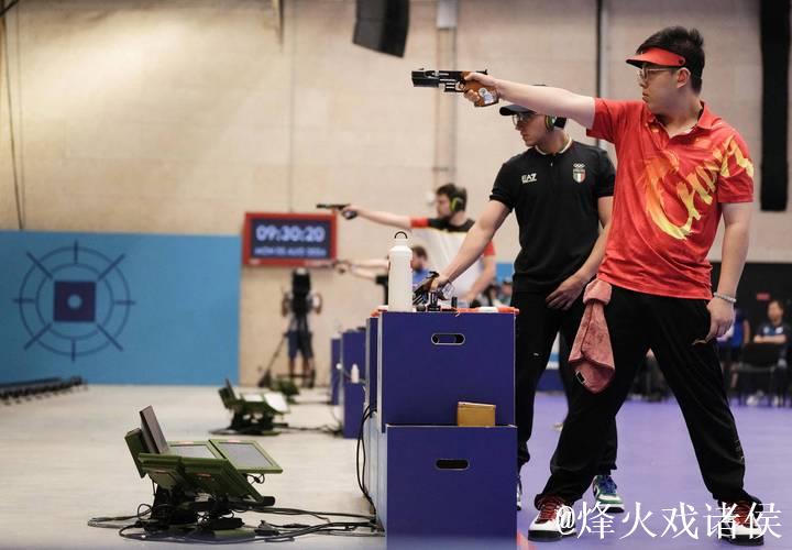 射击世界杯总决赛：李越宏再夺男子手枪速射冠军